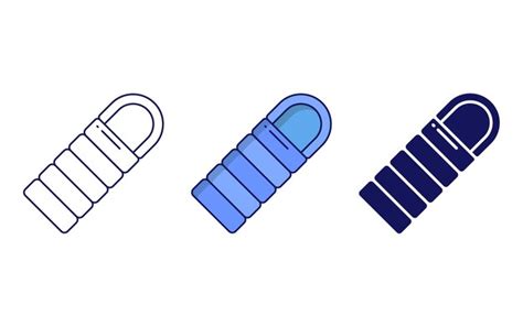 Premium Vector Sleeping Bag Vector Icon