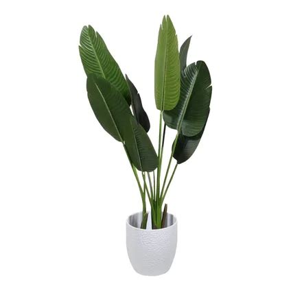 Kopu Kunstplant Strelitzia Nicolai 120 Cm Paradijsvogelplant 8 Blad