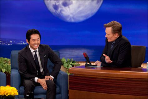 steven yeun on conan