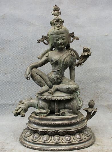 Wholesale Factory 13 Tibet Pure Bronze Copper Lotus GuanYin Kwan Yin