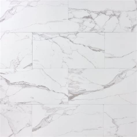 A White Marble Tile Wall That Looks Like It Has Been Painted