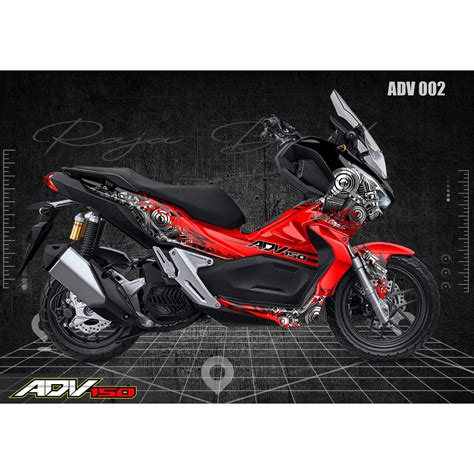 Decal Sticker Honda ADV 150 Fullbody Sticker Dekal ADV 150 Custom