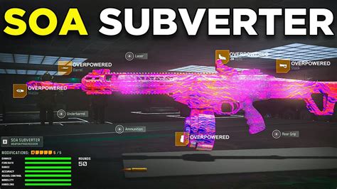 New Soa Subverter Is Meta In Warzone Best Soa Subverter Class