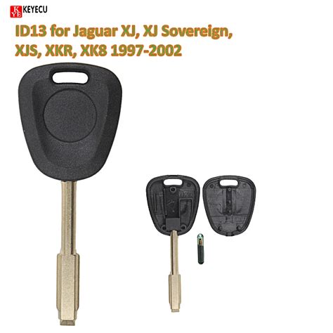 KEYECU Replacement Transponder Key Fob With Chip ID13 For Jaguar XJ XJ