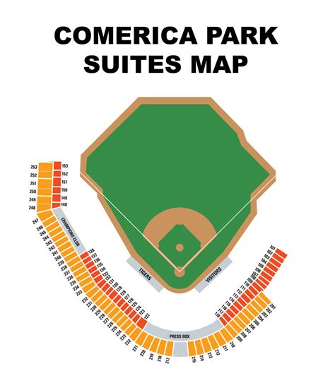 Comerica Park Seating Chart With Rows Review Home Decor