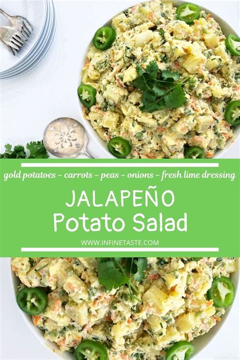 Jalapeno Potato Salad Recipe Potatoe Salad Recipe Potatoes Easy Potato Salad