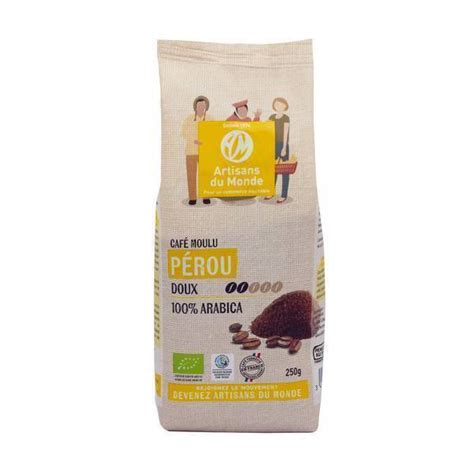 Café moulu Pérou Bio 250g Artisans du Monde