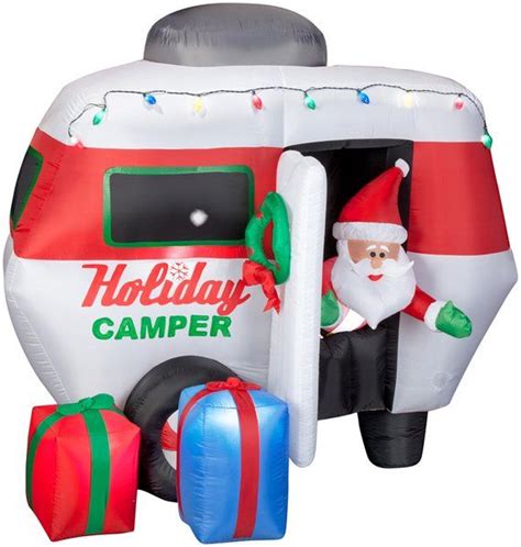 Find Santa And His Camper At Christmaslightexpress Products