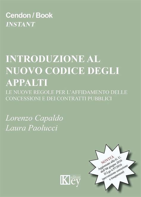 Introduzione Al Nuovo Codice Degli Appalti Le Nuove Regole Per L