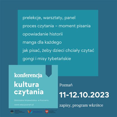 Konferencja Kultura Czytania Zaproszenie Aktualno Ci