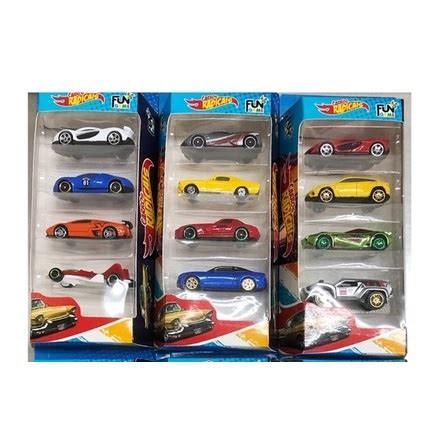 Kit Carrinhos Hot Cars Miniaturas Estilo Colecion Vel Shopee Brasil