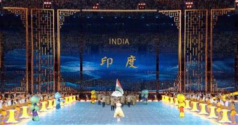 Asian Games 2023 Opening Ceremony Spectacular Sights Proud Moments