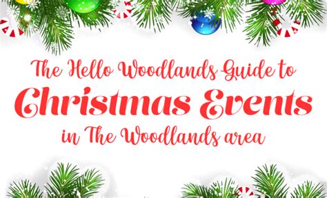 Christmas Events In The Woodlands Area 2022 Hello Woodlands