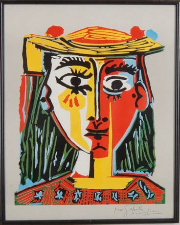 Pablo Picasso Efter Offsettryck Konst Grafik Auctionet