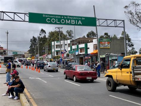 Border Crossing Tulcan Ecuadoripiales Colombia July 2019 Free