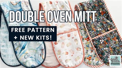 FREE Double Oven Mitt Pattern Tutorial NEW KITS YouTube