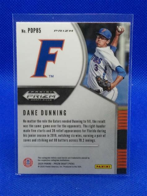 Dane Dunning Panini Prizm Draft Picks Hyper Blue Pdp White Sox