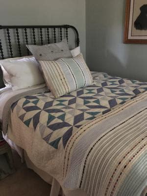 Martha Stewart Collection Sawtooth Star Artisan Full Queen Quilt