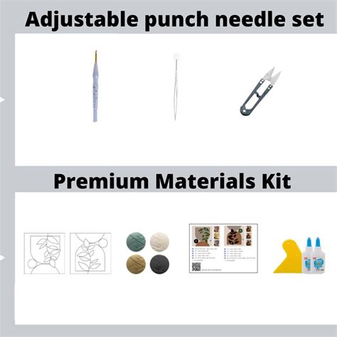 Beginner Punch Needle Kit-punch Needle Start Kit With - Etsy