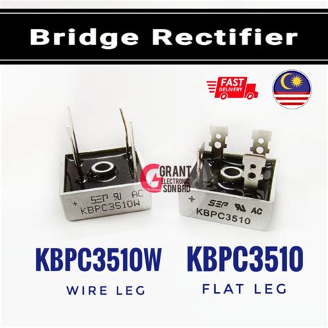 Kbpc Kbpc W Single Phase Square Diode Pcb Bridge Rectifier