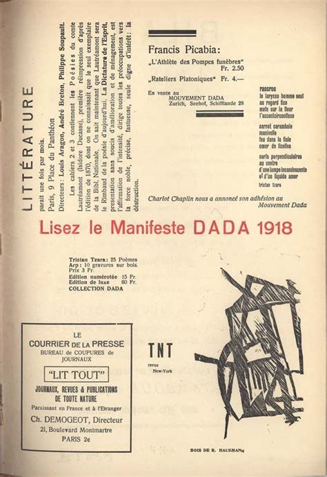 Pin by Dana de Lange on art movements in 2023 | Dada manifesto, Dada ...