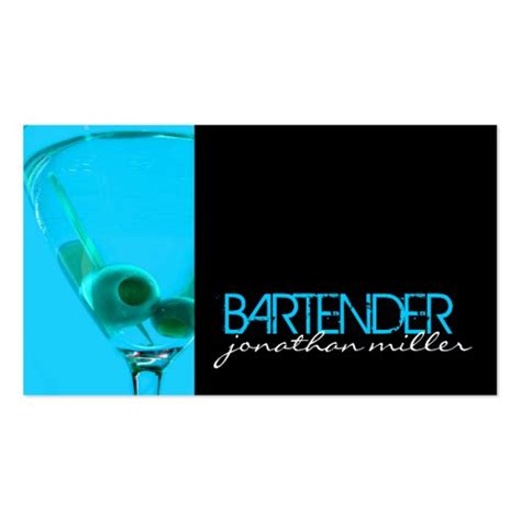 Bartender Business Card | Zazzle