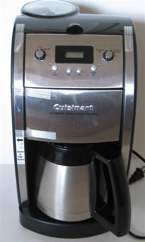 Cuisinart Burr Grind And Brew Thermal 12 Cup Automatic Coffee Maker At Steven Curl Blog