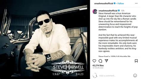 Steve Harwell Eks Smash Mouth Dan Penyanyi Lagu Viral All Star