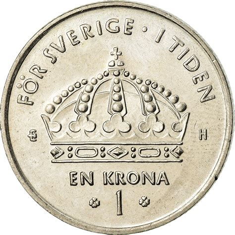 Coin Sweden Carl Xvi Gustaf Krona Eskilstuna European Coins