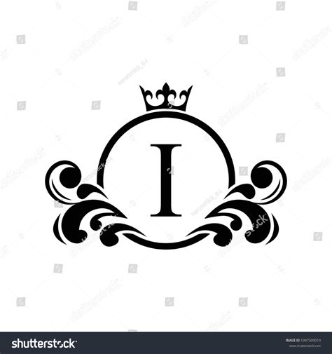 Black Letter Template Logo Luxury Letter Stock Vector (Royalty Free ...