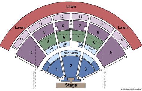 Pnc Music Pavilion Seating Chart Pnc Music Pavilion