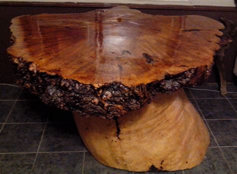 Maple Burl Slab Table 5 Ft Round Live Edge 7 By Ceeceesvintage