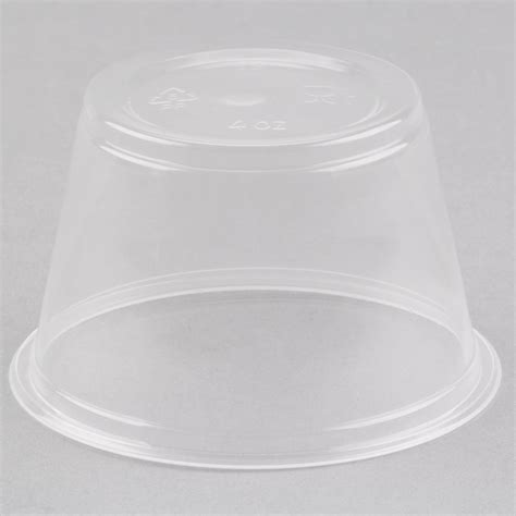 Choice Oz Clear Plastic Souffle Cup Portion Cup Case