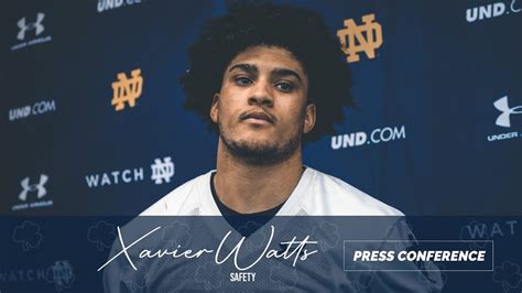 Notre Dame S Xavier Watts On Development Safety Room Youtube