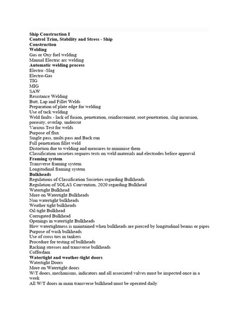 Ship Construction Dg Pdf Welding Construction