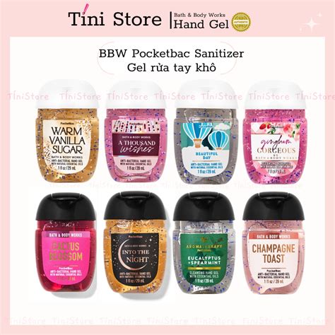 Gel rửa tay khô Nước rửa tay khô Bath Body Works PocketBac Sanitizer Bbw mL Shopee Việt Nam
