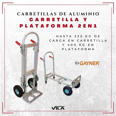 Carretilla Aluminio Gayner Kg Carretillas Y Carros Vila