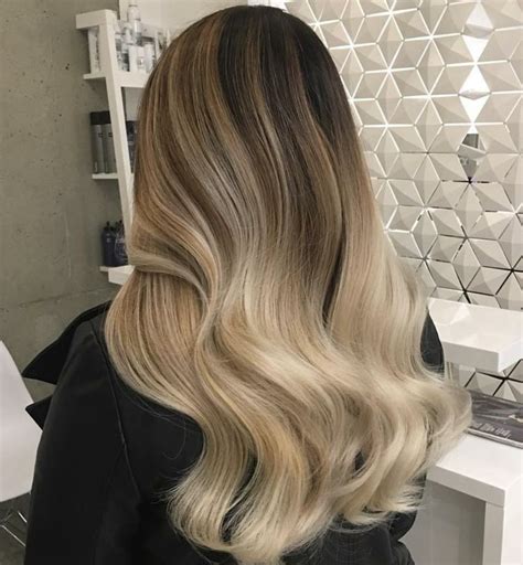 Ombre Haare färben Ideen für Ombre Blond Brünett und bunte Farben