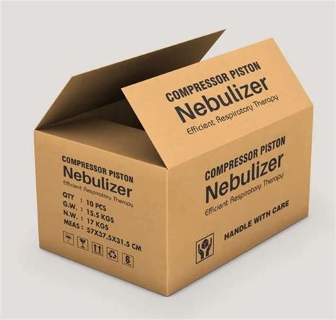 Double Wall Ply Lithography Offset Nebulizer Printed Corrugated Boxes