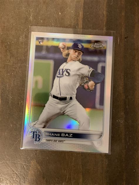 Shane Baz 2022 Topps Chrome Baseball Silver Refractor RC Rookie Mint