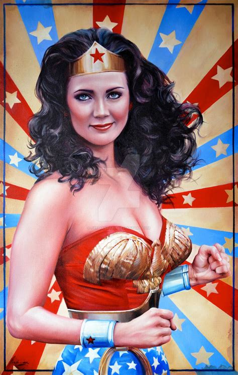 Wonder Woman Lynda Carter Vintage Poster By Fredianparis On Deviantart