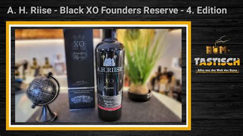 A H Riise Black XO Founders Reserve 4 Edition 45 1 Rum Info