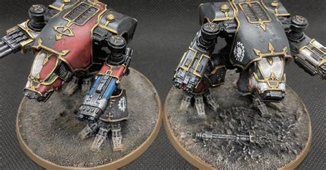 Redtoof S Mostly 40k Blog Legio Mortis Warhounds Done