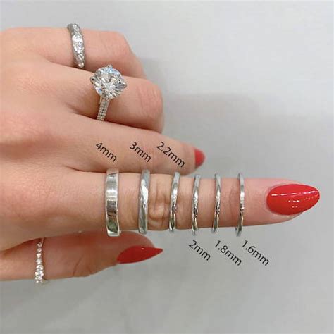 Ring Width Chart For Scale International Ring Size Chart Aqua Gems Jewels