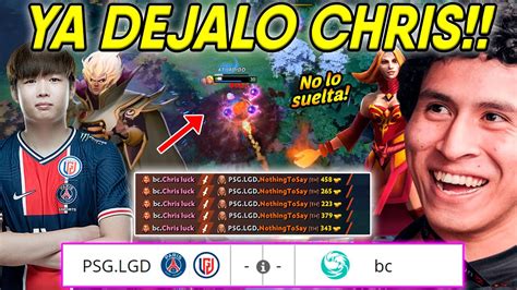 AL FAVORITO CHRIS NO SUELTA AL MIDLANER DE PSG LGD NOTHINGTOSAY