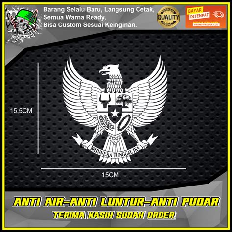 Jual Cutting Sticker GARUDA PANCASILA Cocok Buat Mobil Motor Shopee