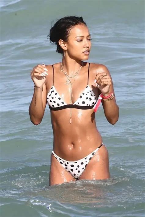 KARRUECHE TRAN In Bikini At A Beach In Miami 01 02 2019 HawtCelebs
