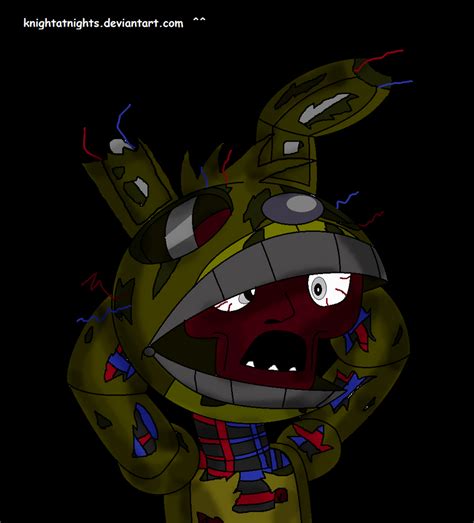 Inside Of Springtrap By Knightatnights On Deviantart