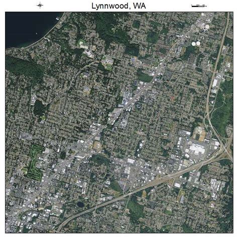 Aerial Photography Map of Lynnwood, WA Washington