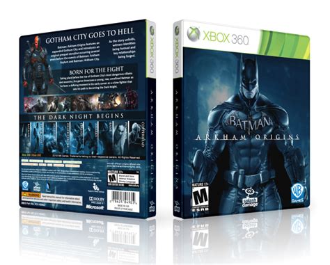 Batman Arkham Origins Cover Xbox 360